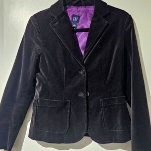 Gap velvet blazer